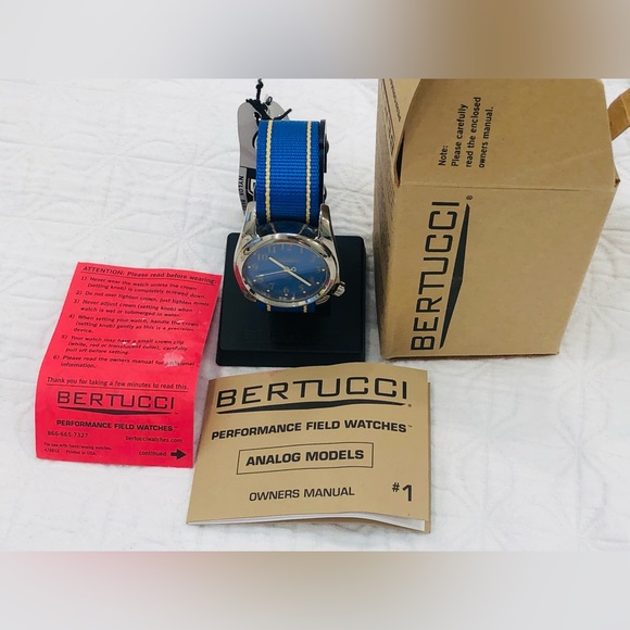 Bertucci Accessories Bertucci Titanium Watch Azzurri Blue Model 252